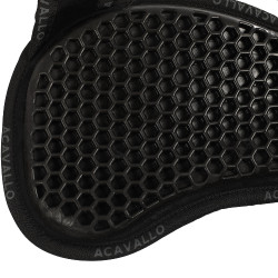 Amortisseur gel hexagonal mouton Acavallo Negro / negro