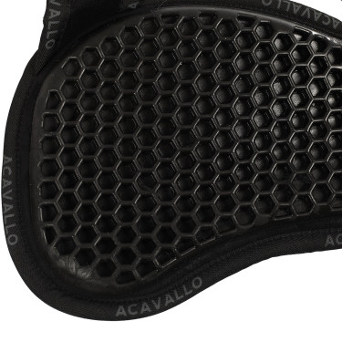 Amortisseur gel hexagonal mouton Acavallo Negro / negro