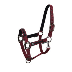 Cabezada de nailon con ramal Elegance Equestro