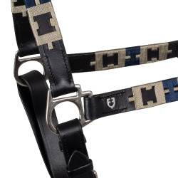 Cabezada de cuero con diseño geométrico Polo Equestro Cabezada de cuero con diseño geométrico Polo Equestro