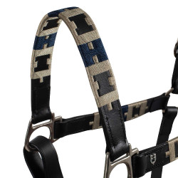 Cabezada de cuero con diseño geométrico Polo Equestro Cabezada de cuero con diseño geométrico Polo Equestro