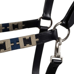 Cabezada de cuero con diseño geométrico Polo Equestro Cabezada de cuero con diseño geométrico Polo Equestro