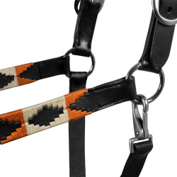 Cabezada de cuero con decoraciones navajo Polo N Equestro Cabezada de cuero con decoraciones navajo Polo N Equestro