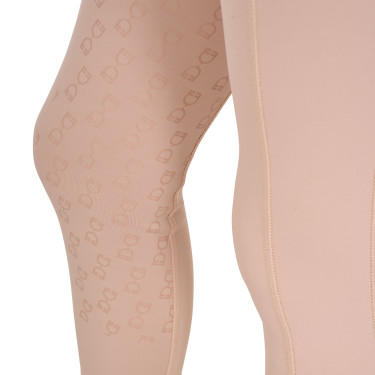 Leggings ajustados para niña con grip y logotipo Equestro Leggings ajustados para niña con grip y logotipo Equestro