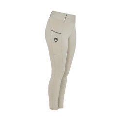 Leggings ajustados para niña con grip y logotipo Equestro
