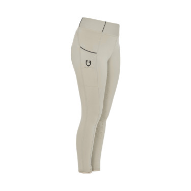 Leggings ajustados para niña con grip y logotipo Equestro