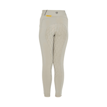 Leggings ajustados para niña con grip y logotipo Equestro Leggings ajustados para niña con grip y logotipo Equestro