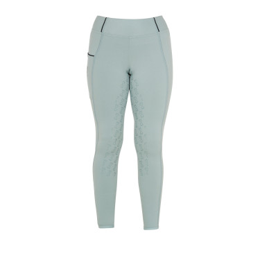 Leggings ajustados para niña con grip y logotipo Equestro Leggings ajustados para niña con grip y logotipo Equestro