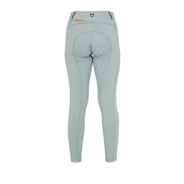 Leggings ajustados para niña con grip y logotipo Equestro Leggings ajustados para niña con grip y logotipo Equestro