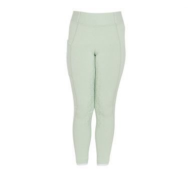 Leggings ajustados para niña con grip y logotipo Equestro Leggings ajustados para niña con grip y logotipo Equestro