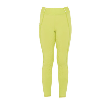 Leggings ajustados para niña con grip y logotipo Equestro Leggings ajustados para niña con grip y logotipo Equestro