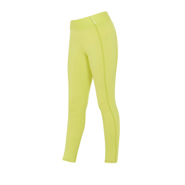 Leggings ajustados para niña con grip y logotipo Equestro Leggings ajustados para niña con grip y logotipo Equestro
