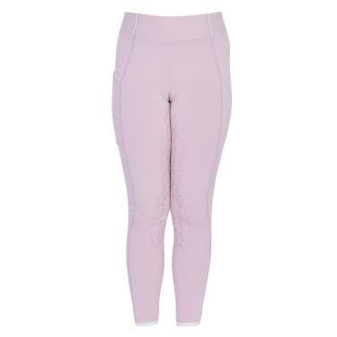 Leggings ajustados para niña con grip y logotipo Equestro Leggings ajustados para niña con grip y logotipo Equestro