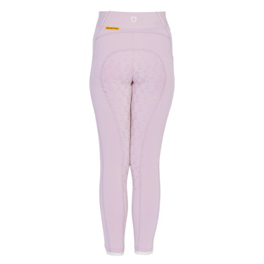 Leggings ajustados para niña con grip y logotipo Equestro Leggings ajustados para niña con grip y logotipo Equestro