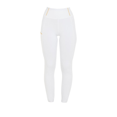 Leggings ajustados para niña con grip y logotipo Equestro Leggings ajustados para niña con grip y logotipo Equestro