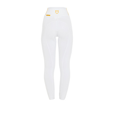 Leggings ajustados para niña con grip y logotipo Equestro Leggings ajustados para niña con grip y logotipo Equestro