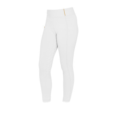 Leggings ajustados para niña con grip y logotipo Equestro Leggings ajustados para niña con grip y logotipo Equestro