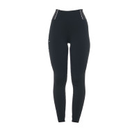 Leggings ajustados para mujer con strass Equestro Negro