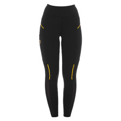 Legging ajustado para mujer con insertos de micro-malla Equestro Legging ajustado para mujer con insertos de micro-malla Equestro
