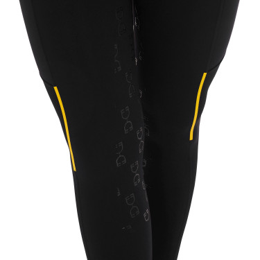 Legging ajustado para mujer con insertos de micro-malla Equestro Legging ajustado para mujer con insertos de micro-malla Equestro