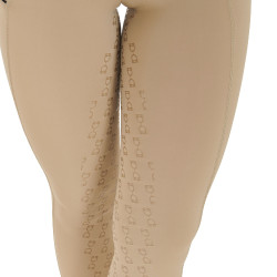 Leggings ajustados para mujer con grip completo Classic Equestro Incienso Beige