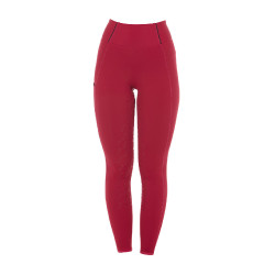 Leggings ajustados para mujer con grip completo Classic Equestro Scooter Beige