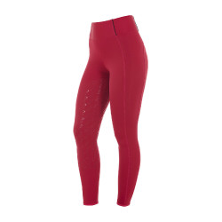 Leggings ajustados para mujer con grip completo Classic Equestro Scooter Beige
