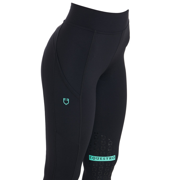 Leggings ajustados de tejido técnico elástico para mujer Kao Light Equestro Leggings ajustados de tejido técnico elástico para mujer Kao Light Equestro
