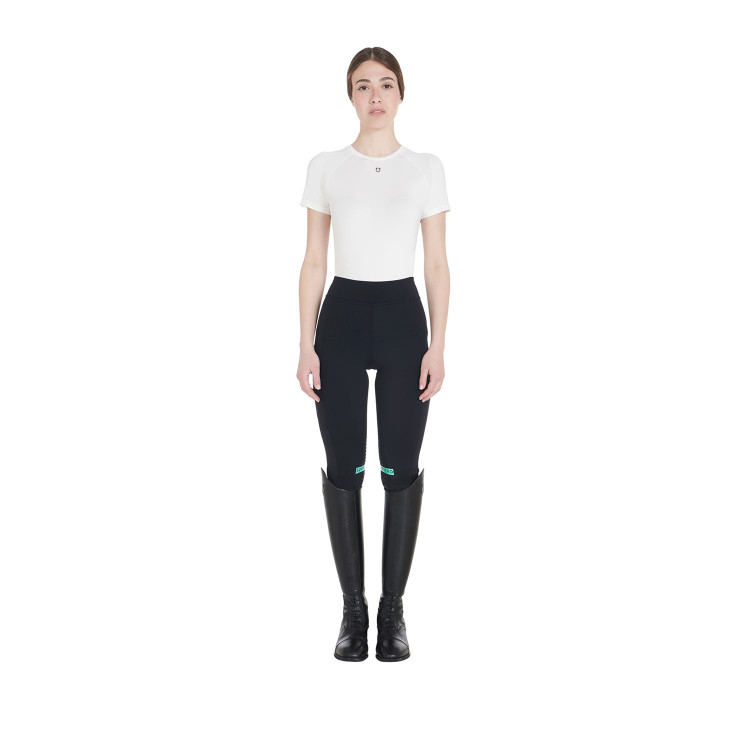 Leggings ajustados de tejido técnico elástico para mujer Kao Light Equestro Leggings ajustados de tejido técnico elástico para mujer Kao Light Equestro