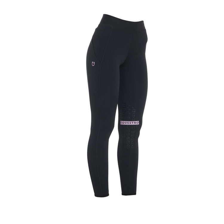 Leggings ajustados de tejido técnico elástico para mujer Kao Equestro Leggings ajustados de tejido técnico elástico para mujer Kao Equestro
