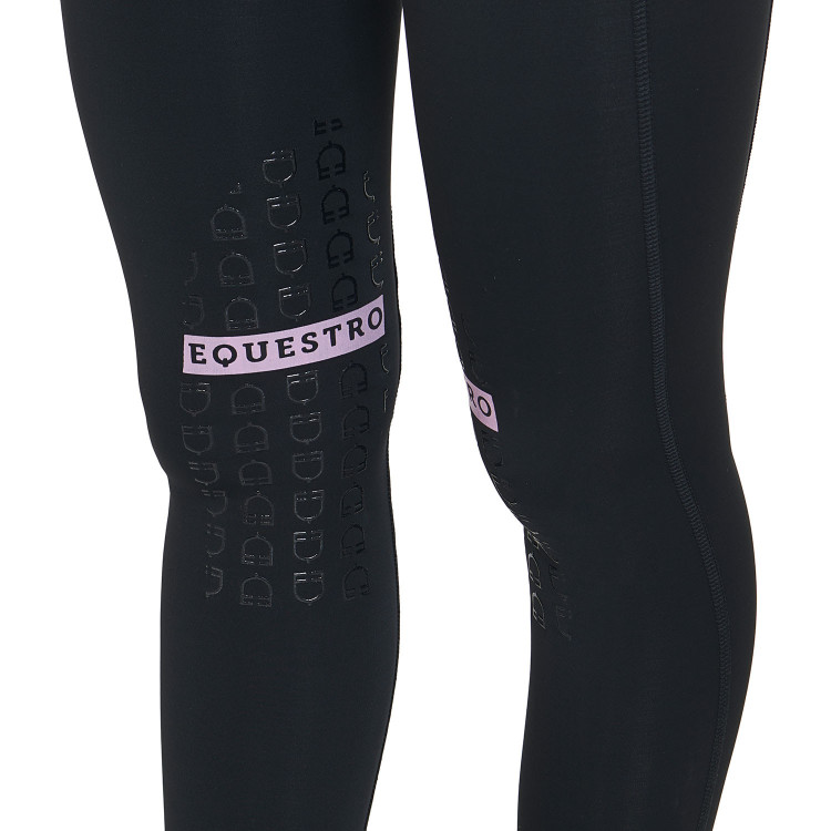 Leggings ajustados de tejido técnico elástico para mujer Kao Equestro Leggings ajustados de tejido técnico elástico para mujer Kao Equestro