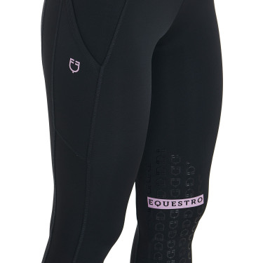 Leggings ajustados de tejido técnico elástico para mujer Kao Equestro Leggings ajustados de tejido técnico elástico para mujer Kao Equestro