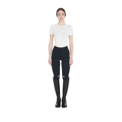 Leggings ajustados de tejido técnico elástico para mujer Kao Equestro Leggings ajustados de tejido técnico elástico para mujer Kao Equestro