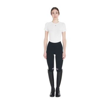 Leggings ajustados de tejido técnico elástico para mujer Kao Equestro Leggings ajustados de tejido técnico elástico para mujer Kao Equestro