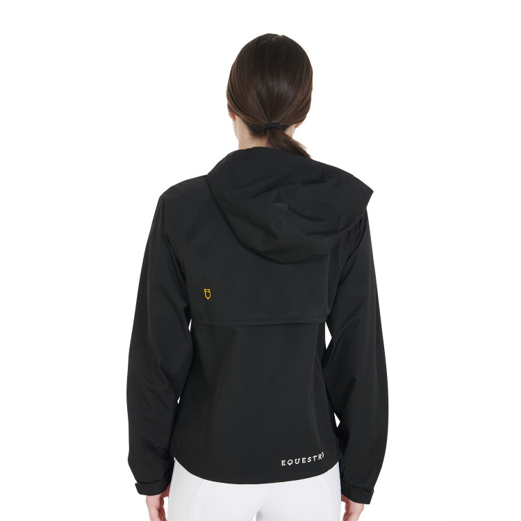Impermeable técnico de 3 capas para mujer Equestro Impermeable técnico de 3 capas para mujer Equestro
