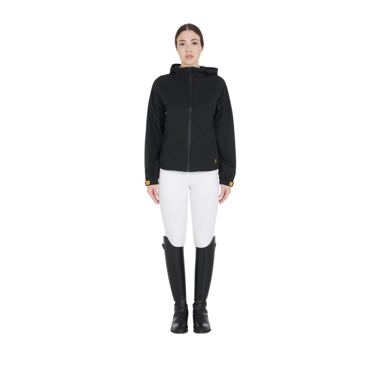 Impermeable técnico de 3 capas para mujer Equestro Impermeable técnico de 3 capas para mujer Equestro