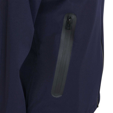 Impermeable técnico de 3 capas para mujer Equestro Marino Azul marino