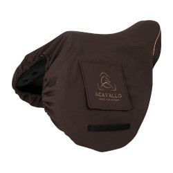 Funda de asiento con forro polar Acavallo Castaño Marr&amp;amp;amp;oacute;n