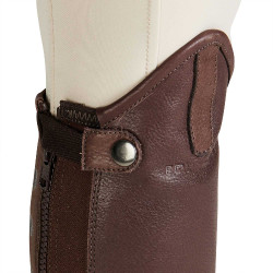 Mini-chaps unisex con inserciones de silicona Gel Grip System Equestro Mini-chaps unisex con inserciones de silicona Gel Grip System Equestro