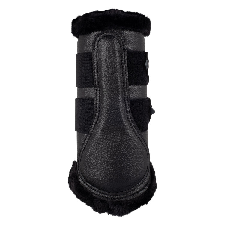 Guarniciones delanteras de cuero ecológico con forro sintético y doble velcro Acavallo Guarniciones delanteras de cuero ecológico con forro sintético y doble velcro Acavallo