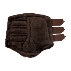 Guarniciones traseras de cuero sintético con triple velcro Acavallo Marrón oscuro Marr&amp;amp;amp;oacute;n