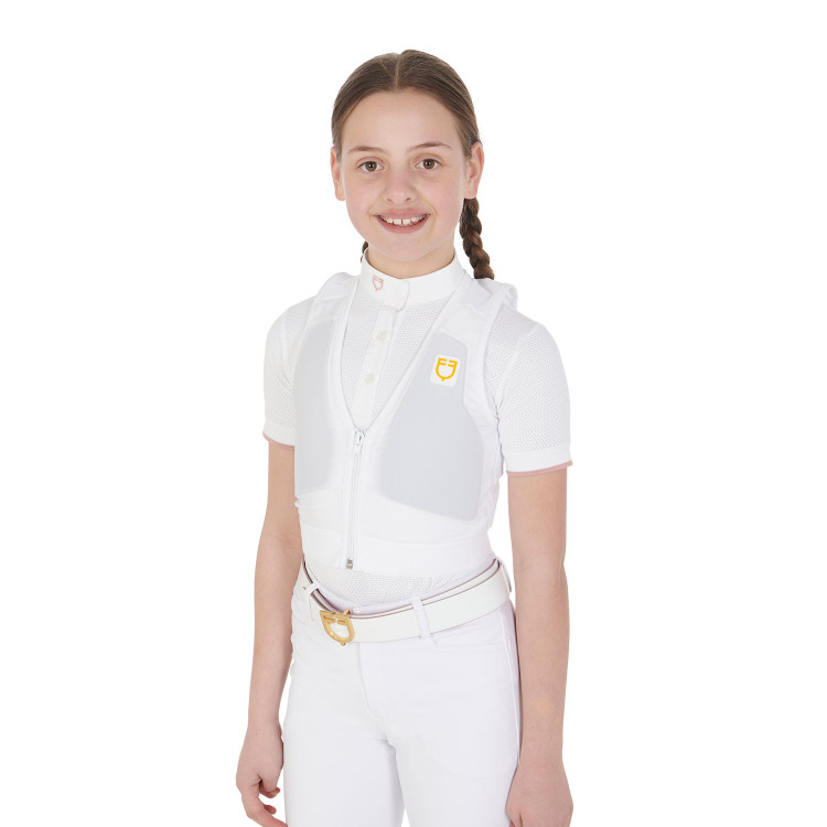 Chaleco de protección nivel 2 con pecho acolchado para niño Equestro Chaleco de protección nivel 2 con pecho acolchado para niño Equestro