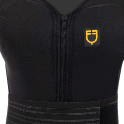 Chaleco de protección para adulto con cinturón Equestro Lila Azul