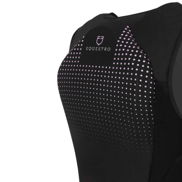 Chaleco de protección para adulto con cinturón Equestro Lila Azul