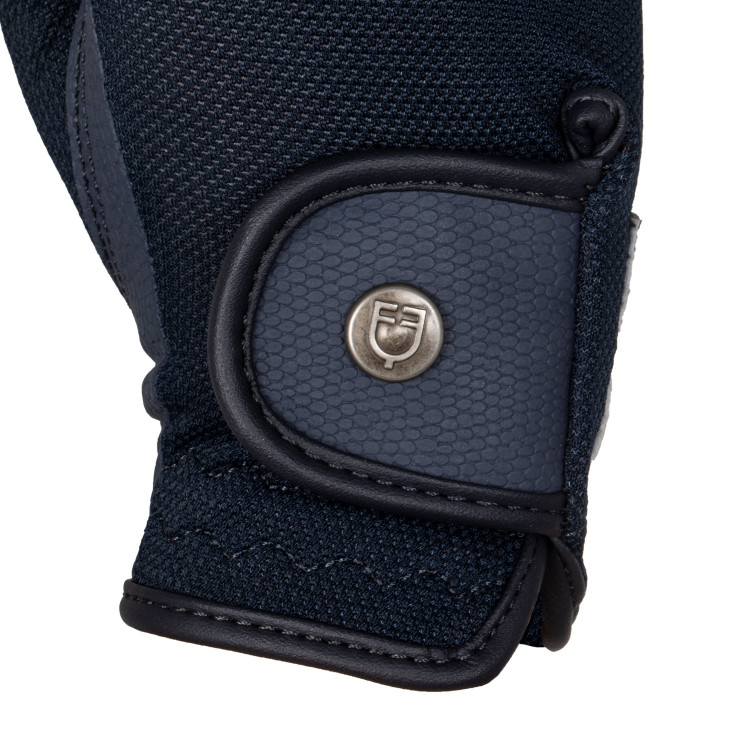 Guantes unisex de tejido técnico y malla Equestro Guantes unisex de tejido técnico y malla Equestro