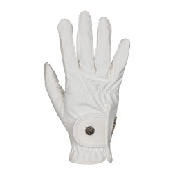 Guantes unisex de cuero sintético suave con cierre de velcro Equestro