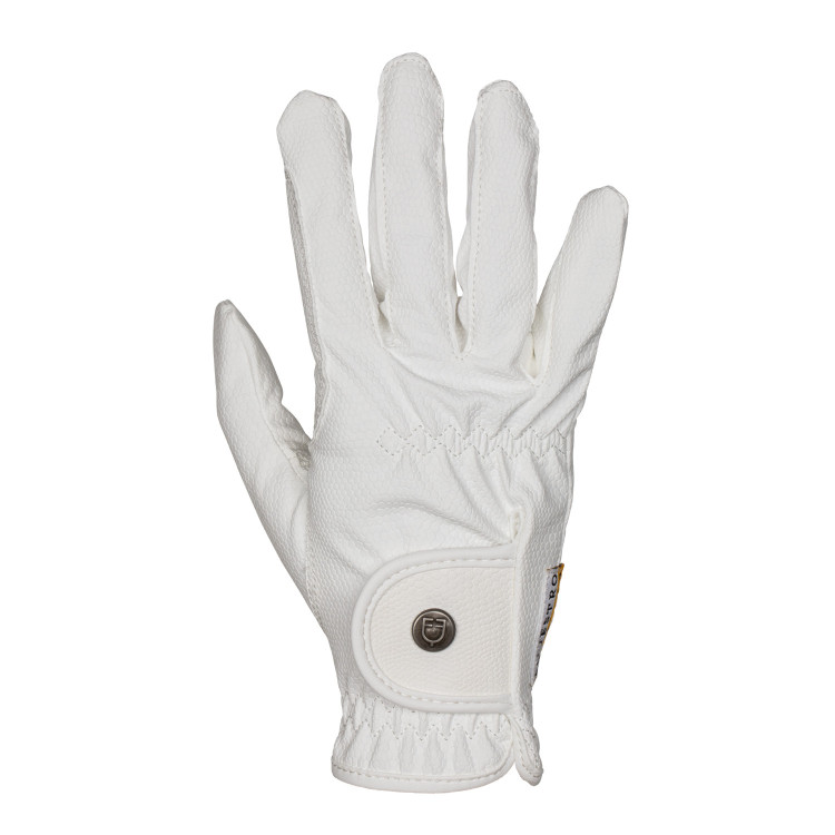 Guantes unisex de cuero sintético suave con cierre de velcro Equestro