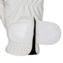 Guantes unisex de cuero sintético suave con cierre de velcro Equestro Guantes unisex de cuero sintético suave con cierre de velcro Equestro