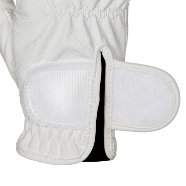 Guantes unisex de cuero sintético suave con cierre de velcro Equestro Guantes unisex de cuero sintético suave con cierre de velcro Equestro