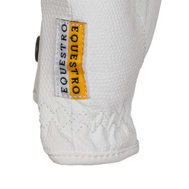 Guantes unisex de cuero sintético suave con cierre de velcro Equestro Guantes unisex de cuero sintético suave con cierre de velcro Equestro